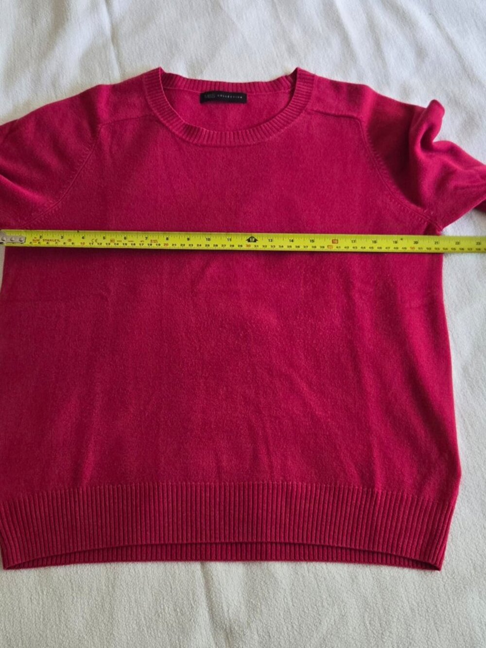 M&S Collection Red Crewneck Sweater - Picture 7 of 9